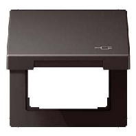 Frame 1-gang aluminium AL 2990 KL SOC D