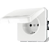 SCHUKO-Steckdose 16A250V Klappdeckel CD 1520 BFNAKL BR