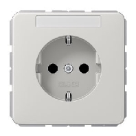 SCHUKO-Steckdose 16A250V mit Schriftfeld CD 1520 BFNA LG