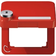 Frame 1-gang red CD 590 BFKLSL RT