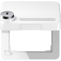 Frame 1-gang white CD 590 BFKLSL WW