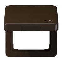 Frame 1-gang brown CD 590 KL SOC BR