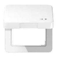 Frame 1-gang white CD 590 KL SOC WW