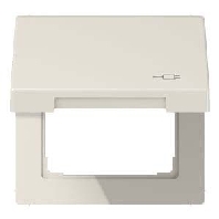 Frame 1-gang cream white LS 990 BFKL SOC