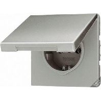 SCHUKO-Steckdose 16A�250V Klappdeckel ME 1520 KIKL C