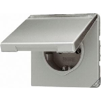 SCHUKO-Steckdose 16A250V Klappdeckel ME 1520 NAKL C