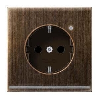 SCHUKO-Steckdose 16A 250V LED-Orient.licht ws ME 1520-O AT LNW