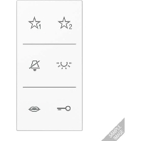 Cover plate for Outdoor station SI A6 AL DC D