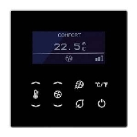 KNX Raumtemperatur-Display Busankoppler TRD LS 9248 SW