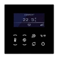 KNX Raumtemperatur-Display Busankoppler TRD LS 9248 SW