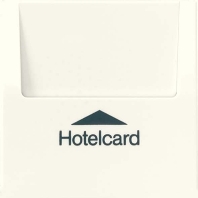 Hotelcard-Schalter ws ohne Taster-Einsatz LS 590 CARD