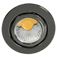 Deckeneinbaustrahler LB22 D 3830 schwarz-chrom 50W, 1760000300 - Aktionsartikel