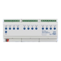 KNX Switch Actuator 12-fold, 12SU MDRC, 16/20 A, 230 V AC, C-load, 200 F, current measurement AMI-1216.03
