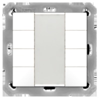 KNX Push Button 55 8-fold, White matt finish BE-TA5508.02