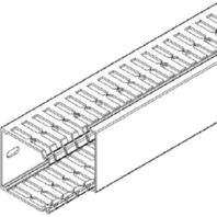 Slotted cable trunking system 40x25mm SVK4025.1