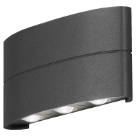 LED-Wandleuchte anthrazit, alu 7853-370
