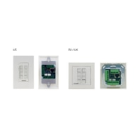 8-Tasten Raumsteuerung Frontblende sw/ws RC-208/US-D(W/B)