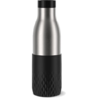 EMS Trinkflasche 0,5L sleeve Black BLUDROP sleeve sw