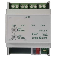Schaltaktor 4-fach 16A A4F16Q KNX-Quick Q79232