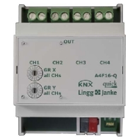 Schaltaktor 9-fach 16A A9F16Q KNX-Quick Q79235