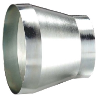Reducer, oval/round air duct REM 25/18 Ex