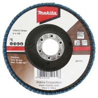 Fcherschleifscheibe 125mm Z80 D-63806
