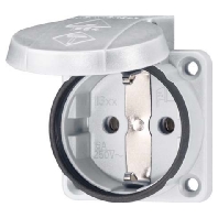 Equipment mounted socket outlet with 11330