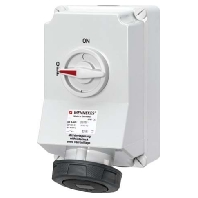 Wanddose abschaltbar 63A4p7h500V HW/VN 50123