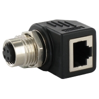 Steckverbinder M12 Bu. D-cod./RJ45 7000-44681-0000000