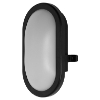 LED-Wand-/Deckenleuchte 4000K schwarz LEDBULKHEAD11W840BK