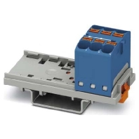 Verteilerblock senkr, 0,2-6qmm blau PTFIX 6X4-NS35 BU