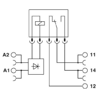 Relaismodul PLC-RPT-230UC/21/MS