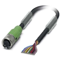 Sensor-/Aktor-Kabel 12-pol.RAL9005 5m SAC-12P-5 1554872