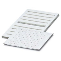 Label for terminal block 5,2mm white ZBFM 5/WH,LGS:1-120
