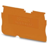 Abschlussdeckel L:48,6mm, B:0,8mm,or D-ST 2,5-0,8 OG