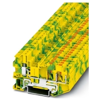 Schutzleiter-Reihenklemme 0,14-6qmm, gn/ge PTU 4-TWIN-PE