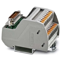 Terminal strip 1-p 2A VIP-2/PT/D15SUB/M