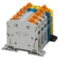 Klemmenblock 25-95qmm, gr/sw-ge PTPOWER 95-3L/FE-F