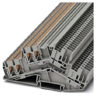 Doppelstockklemme 0,14qmm-4qmm�grau PTTBS 2,5-TWIN/2P