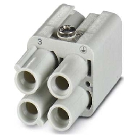 Socket insert for connector 3p HC-Q03-I-CT-F