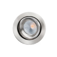 LED-Downlight 3000K, Stahl geb.
