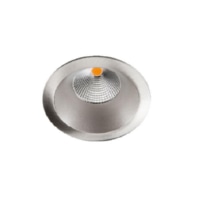 LED-Downlight 3000K, Stahl geb.