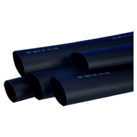 Thick-walled shrink tubing 48/15mm black HDT-A 48/15 BK 1MPCS
