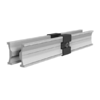 Innenverbinder sw eloxiert mit Tr�ger Rail 40 86140-02