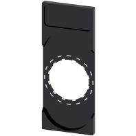 Schildtrger Doppeltaster,schwarz 3SU1900-0AK10-0AA0