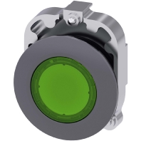 Push button actuator green IP68 3SU1061-0JD40-0AA0
