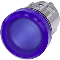 Leuchtmelder blau, Linse, glatt 3SU1051-6AA50-0AA0