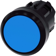 Drucktaster 22mm, rund, blau 3SU1000-0AB50-0AA0
