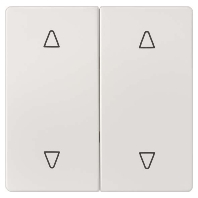 Cover plate for switch/push button white 5TG7147