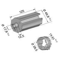 Walzenkapsel Set fr Kurzantriebe 9014685